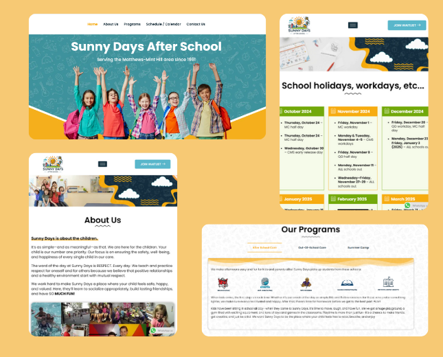sunnydaysafterschool-com-Web Design-WP-Business 